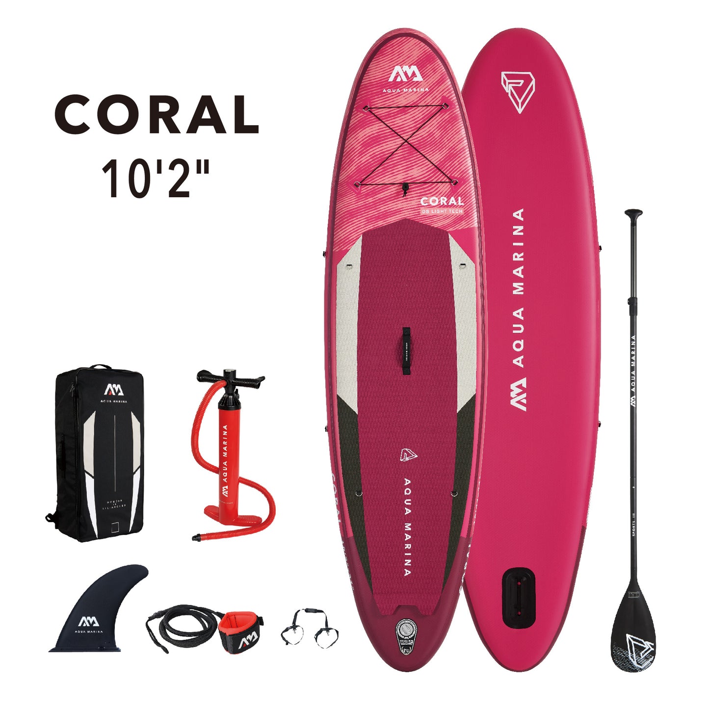 Aqua Marina Coral SUP pakke 10´2"